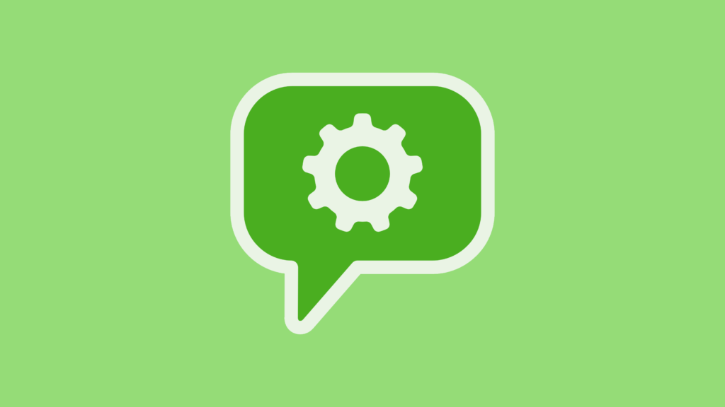 Imagem com a logo do WhatsApp Business API
